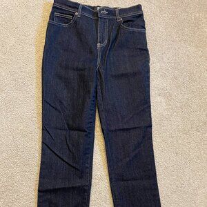 Jones New York Dark Blue Straight Leg Jeans